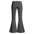 thumbnail image 5 of School Uniform for Girls Flare Slim Fit Teens Dress Pants Elastic High Waist Pull on School Uniform Trousers Back To School Outfits for Teen Girls, 5 of 5