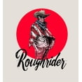 thumbnail image 5 of Cowboy Skeleton "Roughrider" Adult Sand Long Sleeve Hoodie-Large, 5 of 6