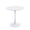 White, variant on Velets Tulip Mid Century Modern Dining Table/Coffee Table with Round Top & Pedestal Base, Functional Table for Dining Room & Living Room - Perfect for Breakfast Nooks & Kitchens (Black, 32")