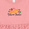 thumbnail image 4 of Inktastic Future Foodie Cute Vegetable Girls Baby Dress, 4 of 5