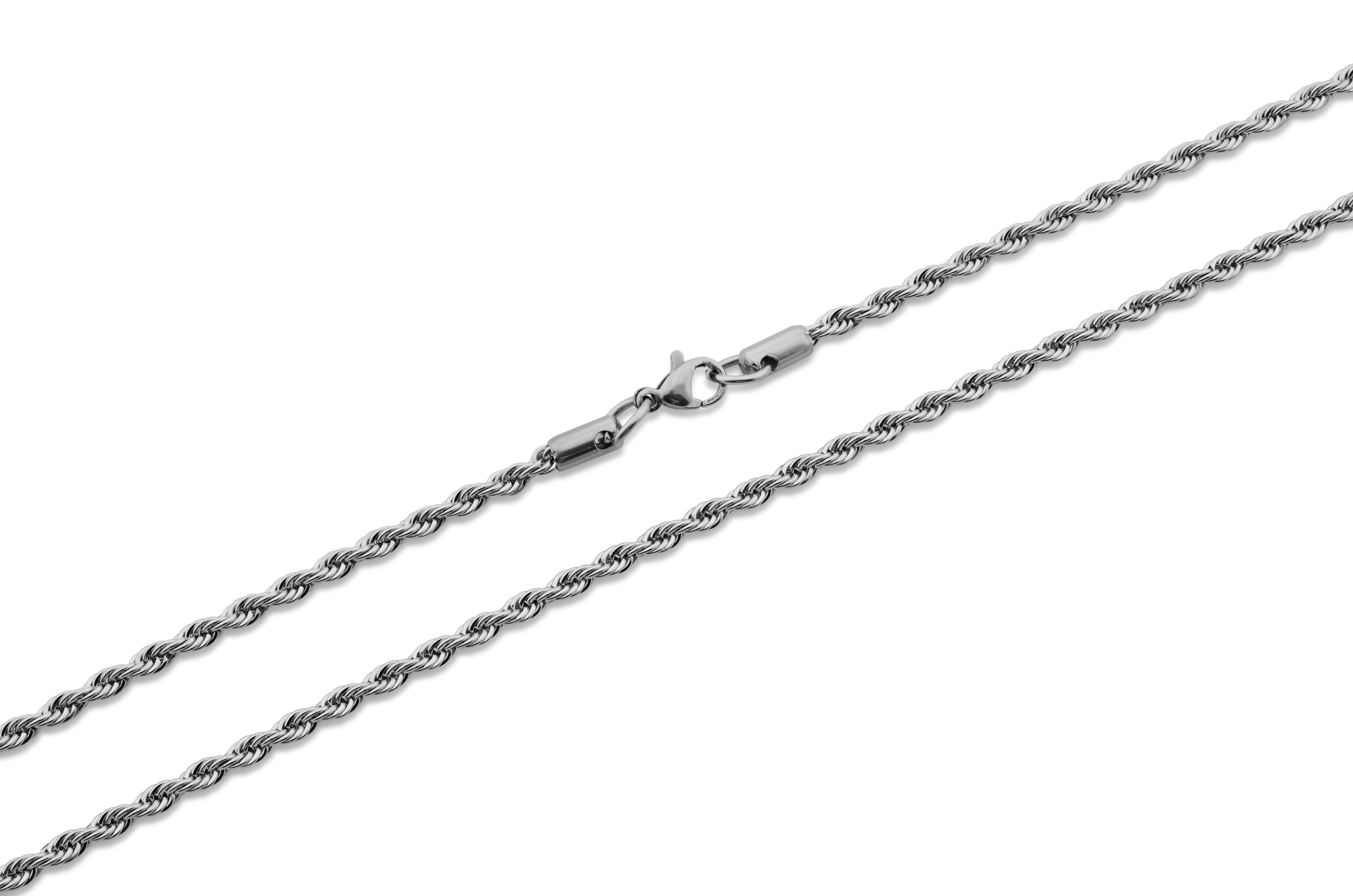 Stainless Steel Rope Chain Necklace 3.1MM (18" 36" Available) 22