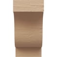 thumbnail image 2 of 4"W x 4"D x 8"H Wide Newport Rough Cedar Woodgrain TimberThane Corbel, Primed Tan, 2 of 6