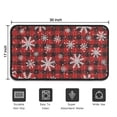 thumbnail image 5 of Christmas Welcome Mat 17x30 Inch with Reindeer and Snowflakes, Non-Slip Doormat for Front Door - Outdoor Indoor Holiday Decor, Durable Entry Rug, 5 of 7