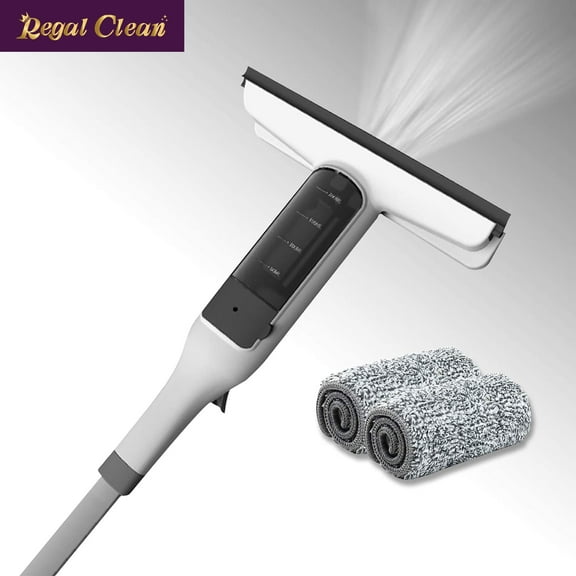 Multi-Purpose Spray Washer, Regal Clean 3 in 1 Window Cleaning Tools with Spray Scrubber Handle Window Washer for Glass Outdoor