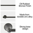 thumbnail image 3 of Primero Basics 24 Inch Bathroom Towel Bar, Oil Rubbed Bronze Wall Mounted Towel Rack, Bathroom Towel Holder for Hand Towels, Stylish Towel Bar for Bathroom Decor, 3 of 7
