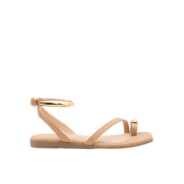 Sandalia Mujer Kipon Moda Casual Formal beige 23