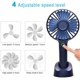thumbnail image 2 of Ventilador de mano portátil Sincero eléctrico de escritorio recargable 2500 mAh azul, 2 of 6