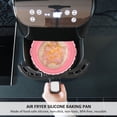 thumbnail image 4 of 2 Pcs Pot en Silicone pour Friteuse à Air Chaud avec Poignée, Doublure Réutilisable pour Friteuse à Air, Panier en Silicone Résistant à la Chaleur pour Friteuse à Air, Moule à Pâtisserie, Accessoires pour Friteuse à Air, Doublures pour Four à Friteuse à Air, Micro-Ondes, 4 of 11