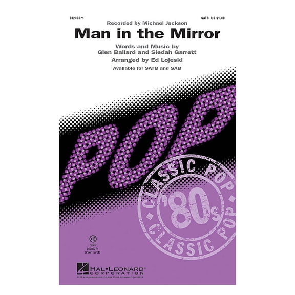 Man in the Mirror ShowTrax CD Pop Choral Series