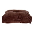 thumbnail image 3 of Nassau Collection 24" Brown Transitional Floor Pillow, 3 of 6