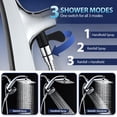 thumbnail image 2 of KESTE 12 Inch Shower Head with Handheld Combo, High Pressure Rainfall Showerhead with 9 Modes Handheld Shower, Magnetic Docking, Adjustable Dual Shower Heads for Bathroom, Silver Chrome, 2 of 10