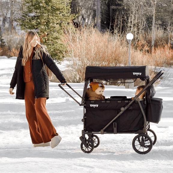 Keenz VIVA 2-Passenger Stroller Wagon – Compact Power for City Life | Black