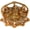 Lakshmi Ganesha Saras+5 Diya, variant on WC | Ganesha Lakshmi Statue Sculpted in Great Detail in Ivory Antique Finish Metal Diya for Diwali Pooja Oil Lamp- Ganesh Idol for Car | Home Decor | Mandir | Gift | Hindu God Idol