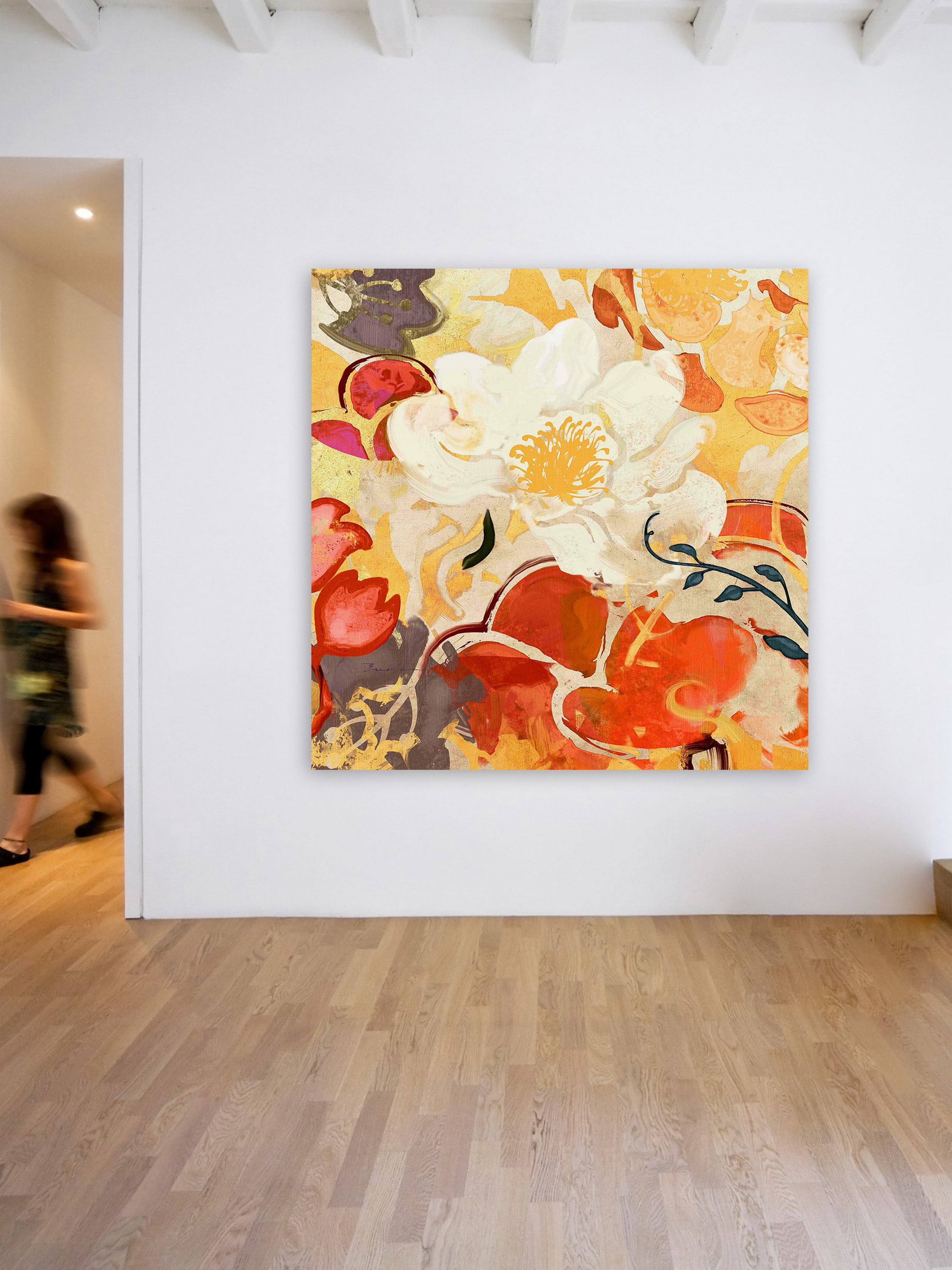 "We Hear the Larks" Painting Print on Wrapped Canvas