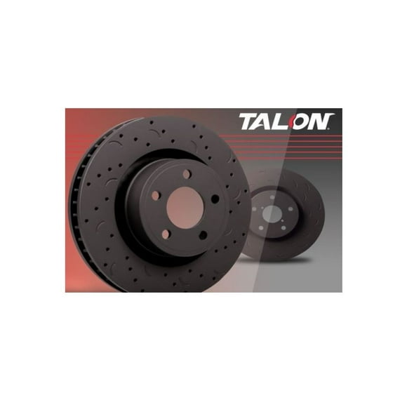 Fits 2012-2020 Ford F-150 Hawk Performance Brake Rotor HTS4283 Talon; Slotted; 13.7 Inch Diameter x 3.15 Inch Height; Set Of 2