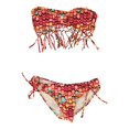 thumbnail image 1 of Bandeau Hobie 2 Piezas Lazo Lateral Flecos Chevron Mujer Multicolor Pequeño, 1 of 2