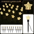 thumbnail image 2 of Solar Stake Lights String Pathway Lights with Star Bubble Ball Covers for Garden Lawn Walkway Patio Yard Festival Decor, 2 of 8