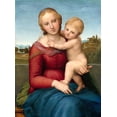 thumbnail image 2 of Raphael 11x14 Gold Ornate Wood Framed with Double Matting Museum Art Print Titled - The Small Cowper Madonna, 2 of 4
