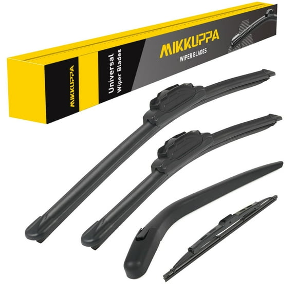 MIKKUPPA Windshield Wiper Blades Replacement for 2013-2015 Honda CRV - Original Factory Quality Front and Rear Wipers Blade Set for My Car - 26"/16"/9"/13" (Pack of 4) U/J Hook