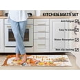 thumbnail image 4 of Happy Fall Pumpkin Decorative Kitchen Rugs Set of 2, Home Seasonal Fall Holiday Party Autumn Harvest Thanksgiving Kitchen Floor Mat 17"x47"+17"x30", 4 of 6