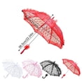 thumbnail image 2 of Nnndbs Lace Parasol Umbrella for Women, Vintage Lace Sun Umbrella with UV Protection, Portable Folding Umbrella for Travel Wedding, 2 of 4