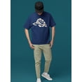 thumbnail image 2 of Vintage Rose Floral Art Tee T-shirt Color Men's, 2 of 4