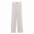 thumbnail image 4 of Women's Loose Straight Leg Pants , Elastic Waist Casual Pants, 4 of 4
