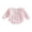 Pink, variant on Cjfdfy Newborn Baby Girl Fall Outfits Pink Plaid Bow Ruffled Romper Long Sleeve Bubble Bodysuit Fall Smocked Bubble Romper Baby Cute Sweet Fall Winter Outfit 0-18 Months