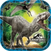 Unique Industries Indominus Rex Assorted Colors Animation Square Paper Party Supply Sets, (8 Pieces) 9.0"