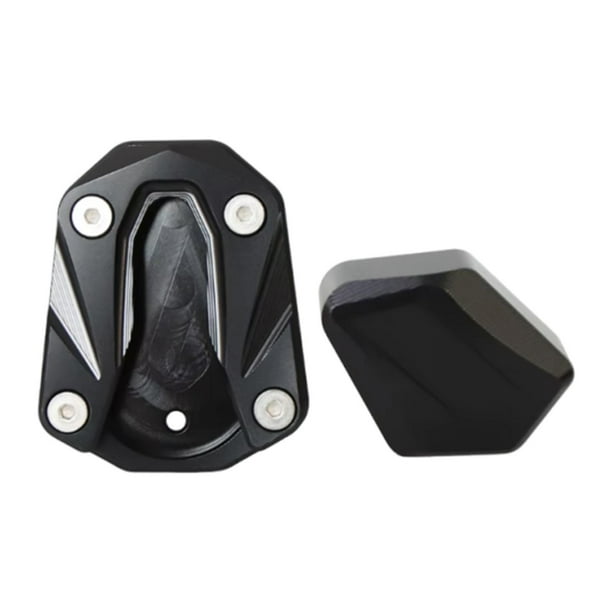 Componente de soporte de almohadilla de patada de motocicleta componente de montaña de montaña de pata de la cola de patada extensión de la placa de Negro