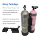 thumbnail image 4 of Eigraketly Bolsas para tanque de buceo, bolsa de peso doble, dispositivo de almacenamiento subacuático, transporte con manga de agujero, bolsa Deportes acuáticos, 4 of 6