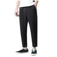 thumbnail image 1 of HNMKIU Pantalon Décontracté pour Homme Léger Élégant Confortable Jambe Droite Design à la Mode pour l'Été, 1 of 4