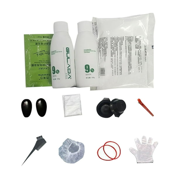 Gran venta 14/18 PCS 200/400ml Hair Bleaching Agent Set,Hair Whitener, Fading Black Plant Fading Powder Whitening Agent Dyeing Damp Powder Hair Does Not Hurt Hair