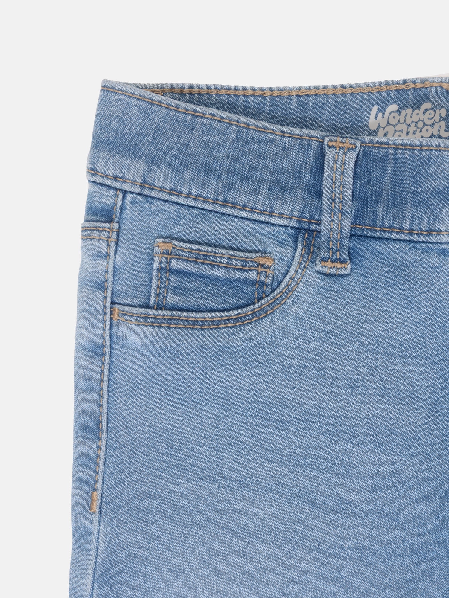 Wonder Nation Girls Flare Leg Jeggings, Sizes 4-18