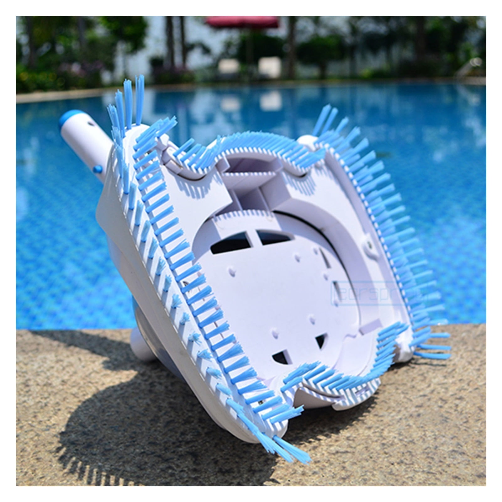 Swimming Pool Vacuum Head Brush Cleaner Transparent Manual Floating Objects Suction Machine Cleaning And Maintenance Tools ,Great Suction Power
