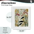 thumbnail image 3 of Vintage Playful Botanicals White Framed Print Under Glass, design by Annabelle Hall, 3 of 10