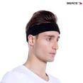 thumbnail image 5 of BEACE Bandas para el sudor Diadema deportiva para hombres y mujeres - Banda para el sudor de tela de rizo de algodón atlético que absorbe la humedad para tenis, baloncesto, correr, gimnasio, hacer eje, 5 of 5