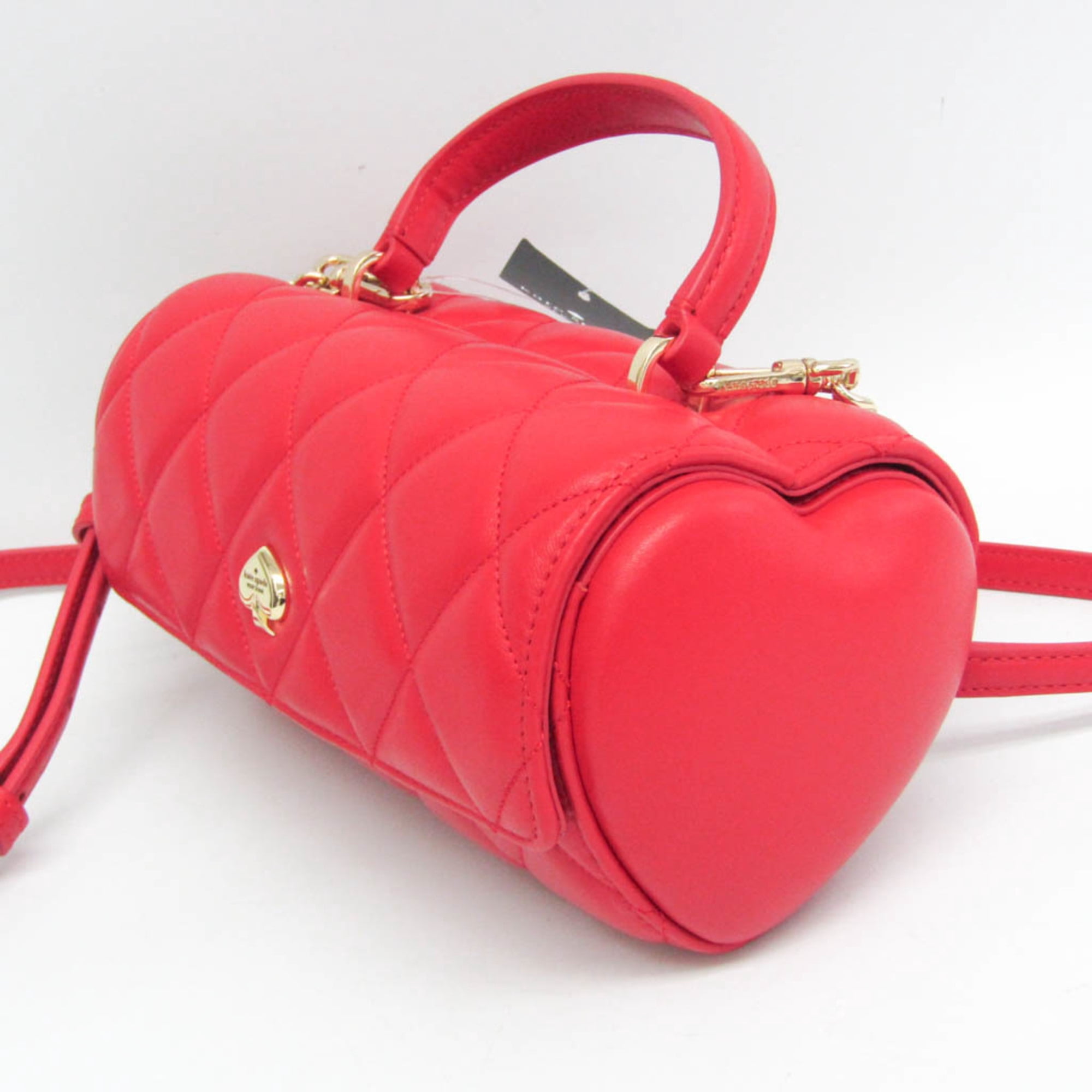 Pre-Owned Kate Spade Heart To Heart 3D Heart Barrel KK175 Women's Leather Shoulder... (Good)
