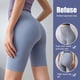 thumbnail image 3 of Pantalones Cortos Para Mujer, Pantalones Cortos De Cintura Alta Para Yoga, Pantalones Cortos Para Correr, Pantalones Cortos Con Realce De Cadera, Mallas Cortas Yuarrent OD016205-22, 3 of 6