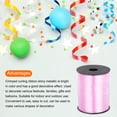 thumbnail image 3 of Unique Bargains 500 Yards Curling Ribbon Crimped Balloon String Metallic 5mm for Decoration Gift Wrapping Light Pink, 3 of 6