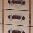 thumbnail image 6 of Baxton Studio Naylor Vintage Matte Bronze 3-Drawer Cabinet, 6 of 6