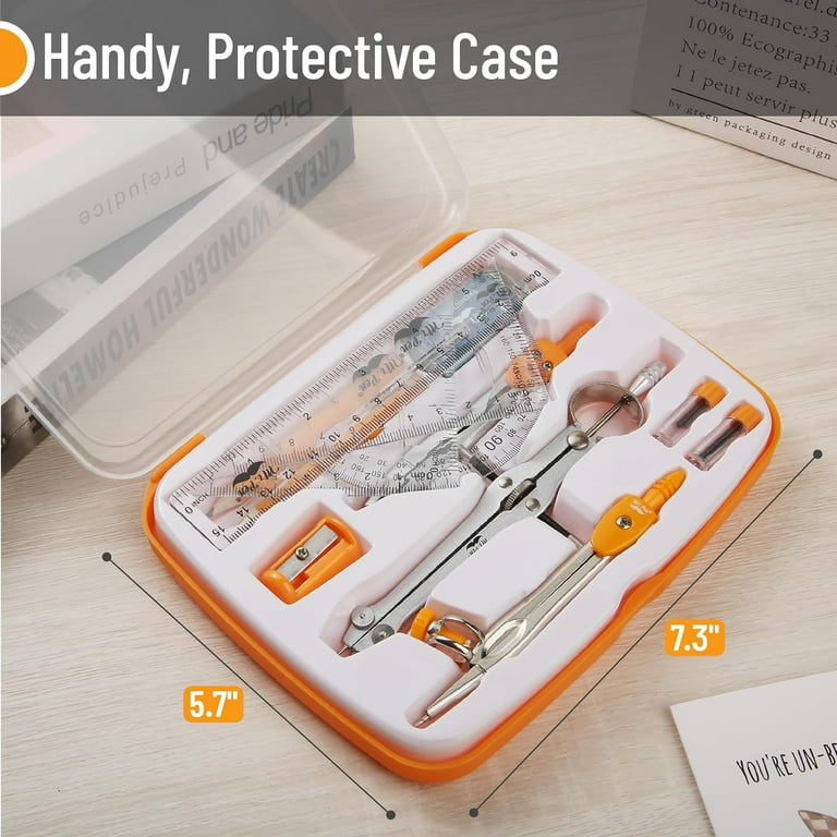 Mr. Pen- Geometry Set, 13 pcs, Compass for Geometry Compass
