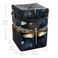 thumbnail image 5 of Dragonfly Foldable Car Trash Bin with Lid, Leak-proof Mini Trash Can, Hanging Storage Bag - Car Garbage Can for Auto, Vehicle, Office, Home, 5 of 6