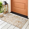 thumbnail image 4 of Addison Rugs Indoor/ Outdoor Bravado Abstract Crosshatch Caramel Washable Area Rug 1'8" x 2'6" - Caramel, 4 of 5