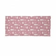 thumbnail image 2 of Tea Party Neck Gaiter, Morning Breakfast Cups, Unisex, Pastel Pink and Eggshell, by Ambesonne, 2 of 3
