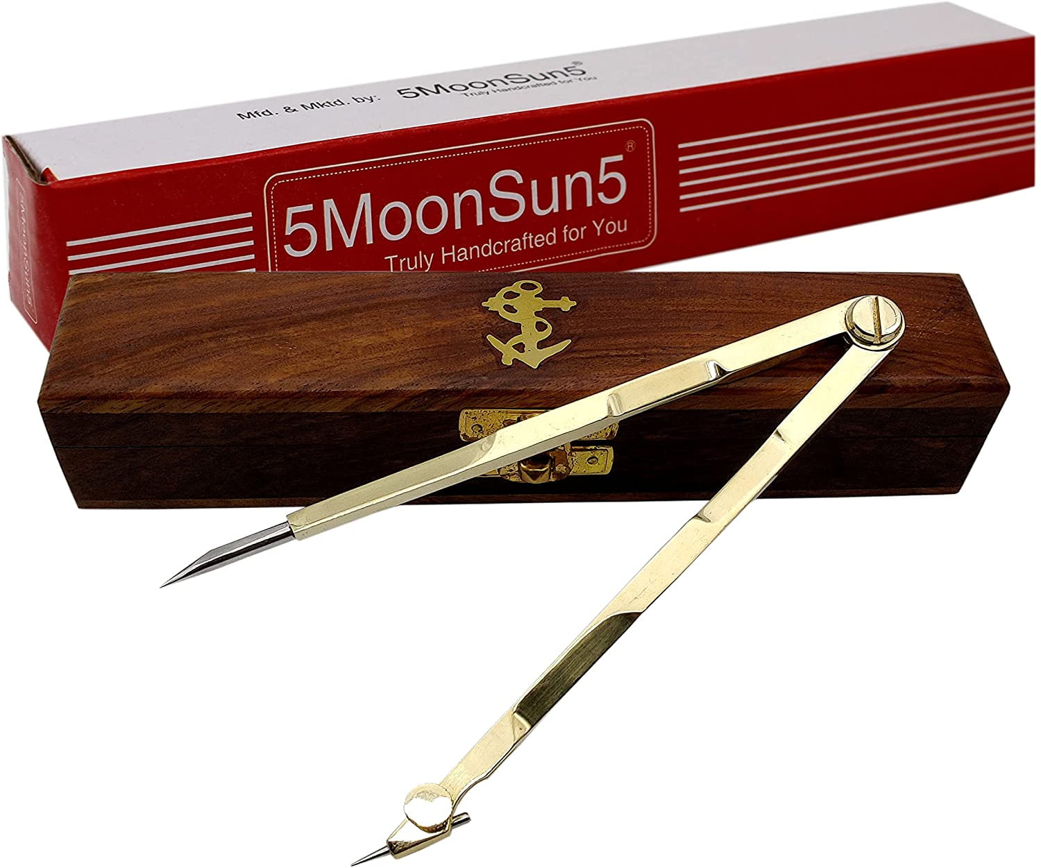 5MoonSun5's Pencil Marking Compass Circle Leather Scratch Compass Maker