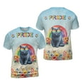 thumbnail image 3 of British Shorthair Celebrates Rainbow Pride Month LGBT LGBTQ+ All Over Print 3D Shirt Unisex Merch Cat Lover Kitten Owner Gifts - 01003, 3 of 6