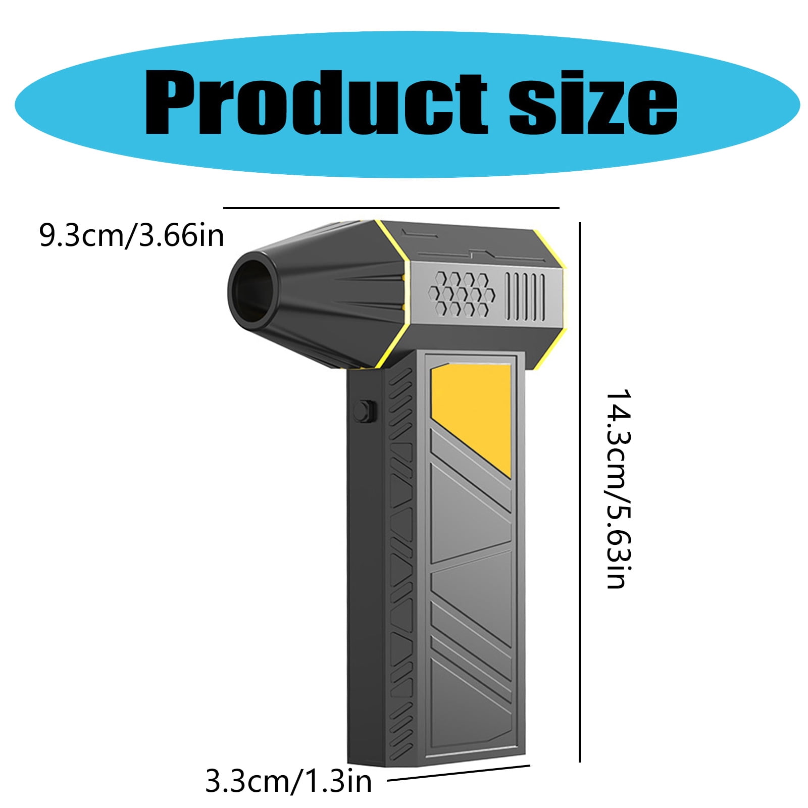 Compressed Air Duster,130000RPM Jets Dryer Blower,3 Gear Electric Air Duster,Air Duster for Car Dry,Keyboard