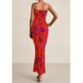 thumbnail image 2 of Vestido largo sin tirantes con estampado floral PRETTYGARDEN para mujer, 2 of 9