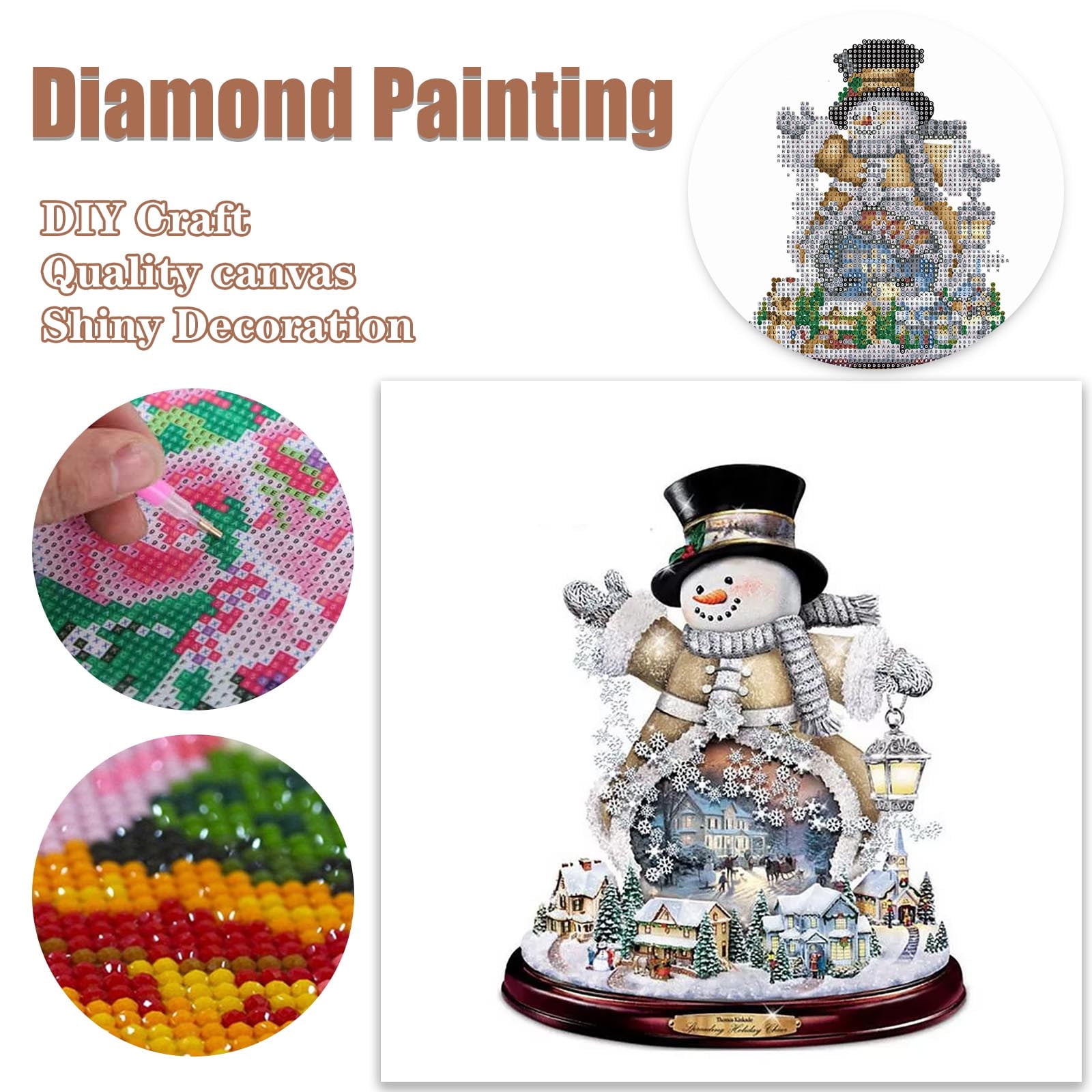 Forest View 5D Diamond Paint DIY Embroidery Cross Stitch Home Decor Craft 